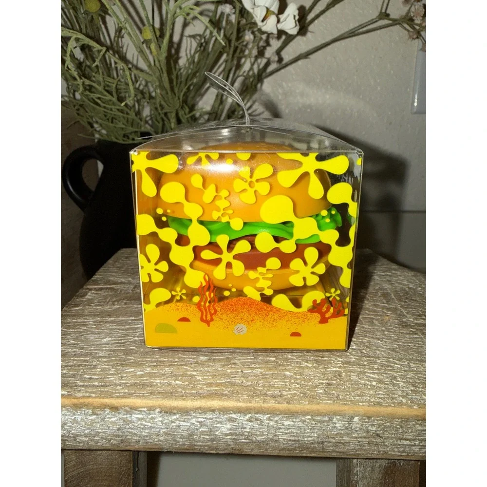 WetnWild SpongeBob SquarePants Krabby Patty Makeup Brush Cleansing Pads OPEN BOX